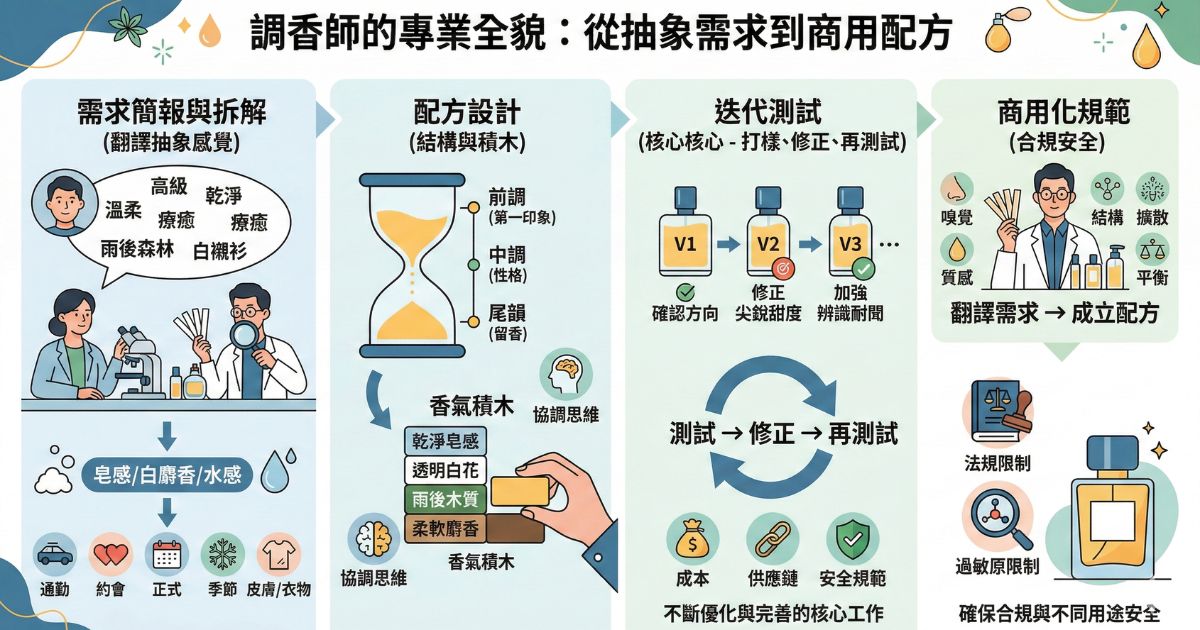 什麼是調香?調香師在做什麼?工作內容與入門學習指南 - 第2張圖 什麼是調香?調香師在做什麼?工作內容與入門學習指南